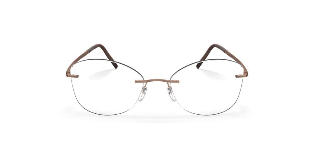 Copper Rose Rimless Eyewear Frame 56mm