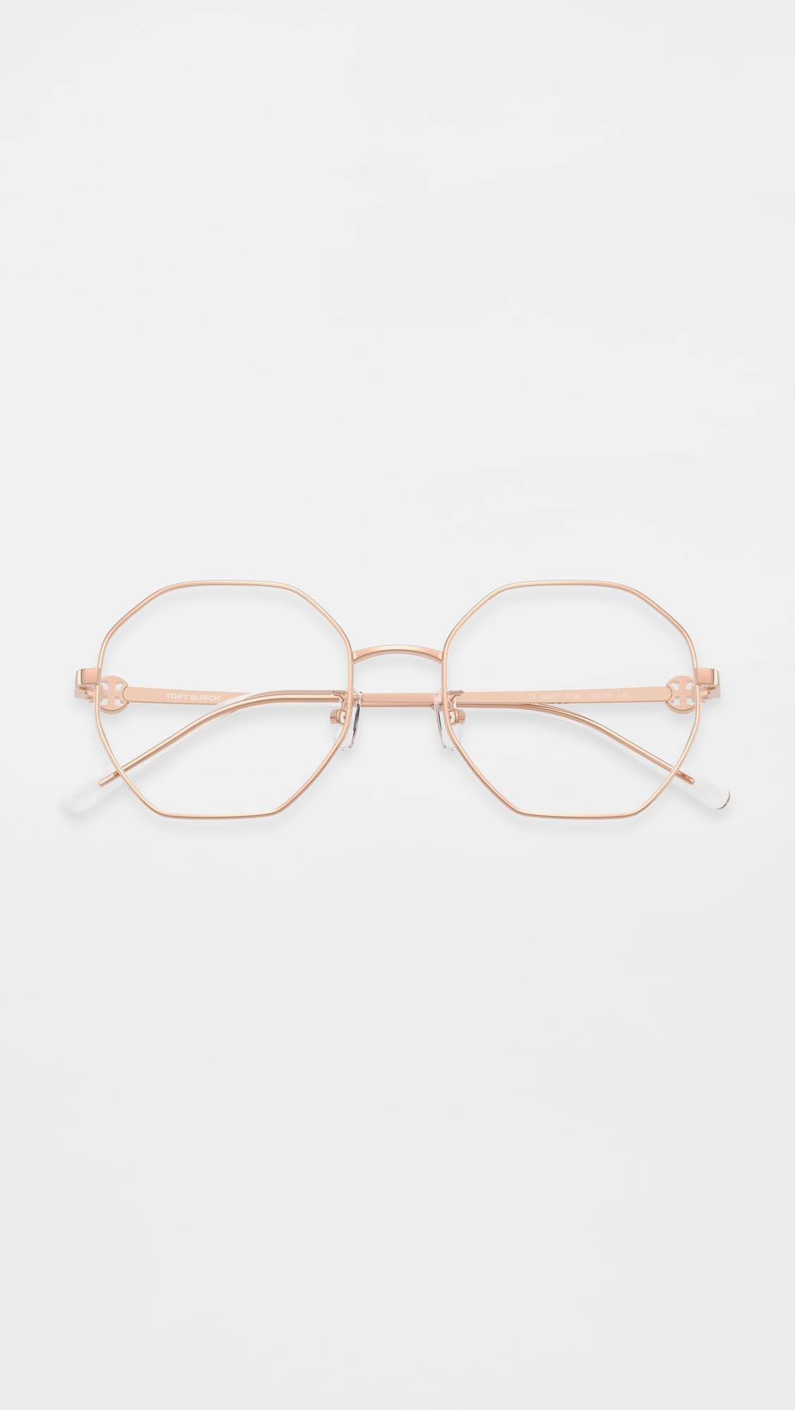 Light Rose Gold Irregular Eyeglasses Frame