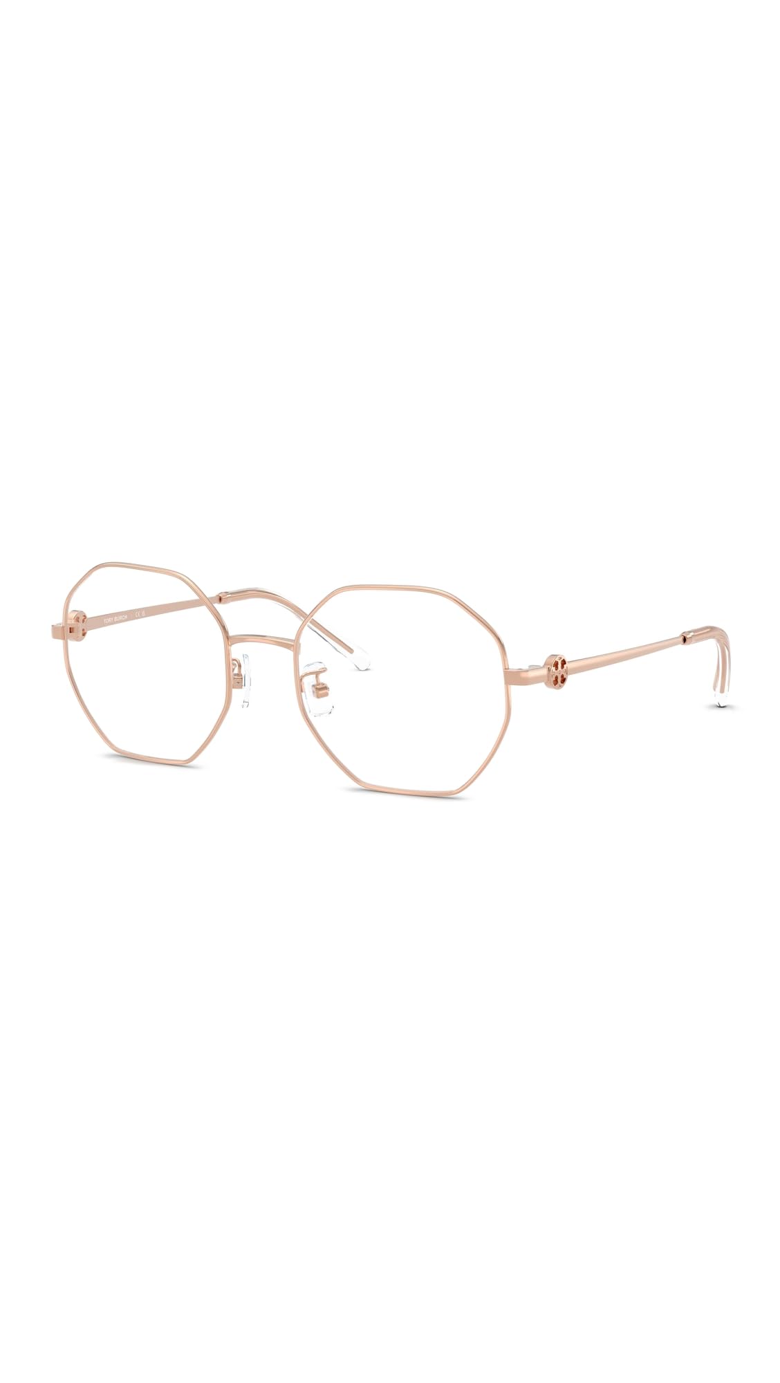 Light Rose Gold Irregular Eyeglasses Frame