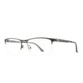 Half-Frame Blue Light Blocking Reading Glasses Grey Frame