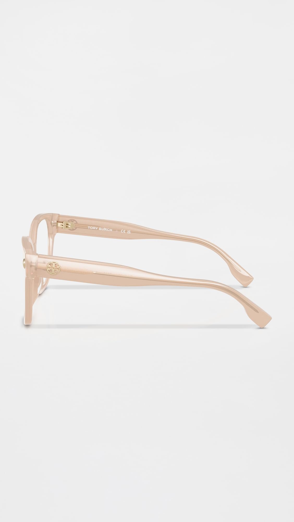 Milky Nude Square Eyeglasses Frame