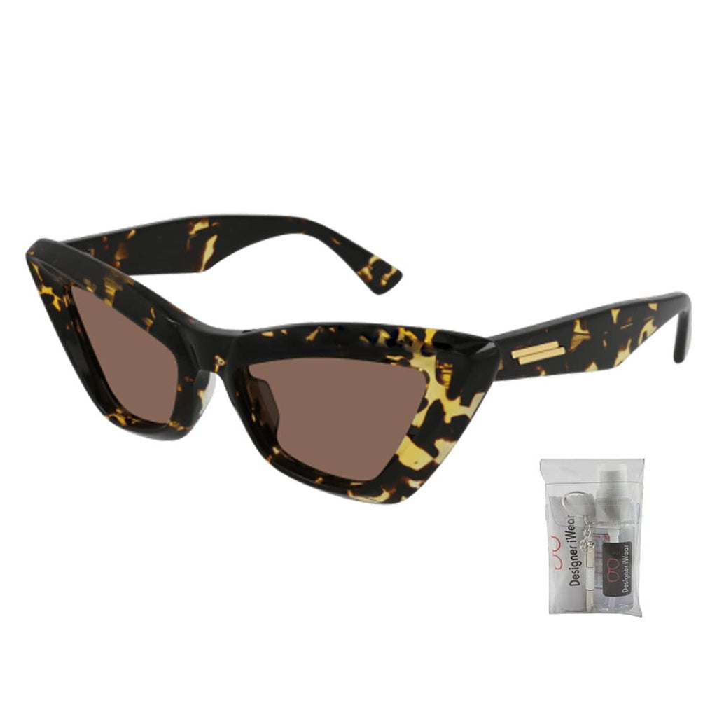 Havana Brown Cat-Eye Sunglasses 53mm
