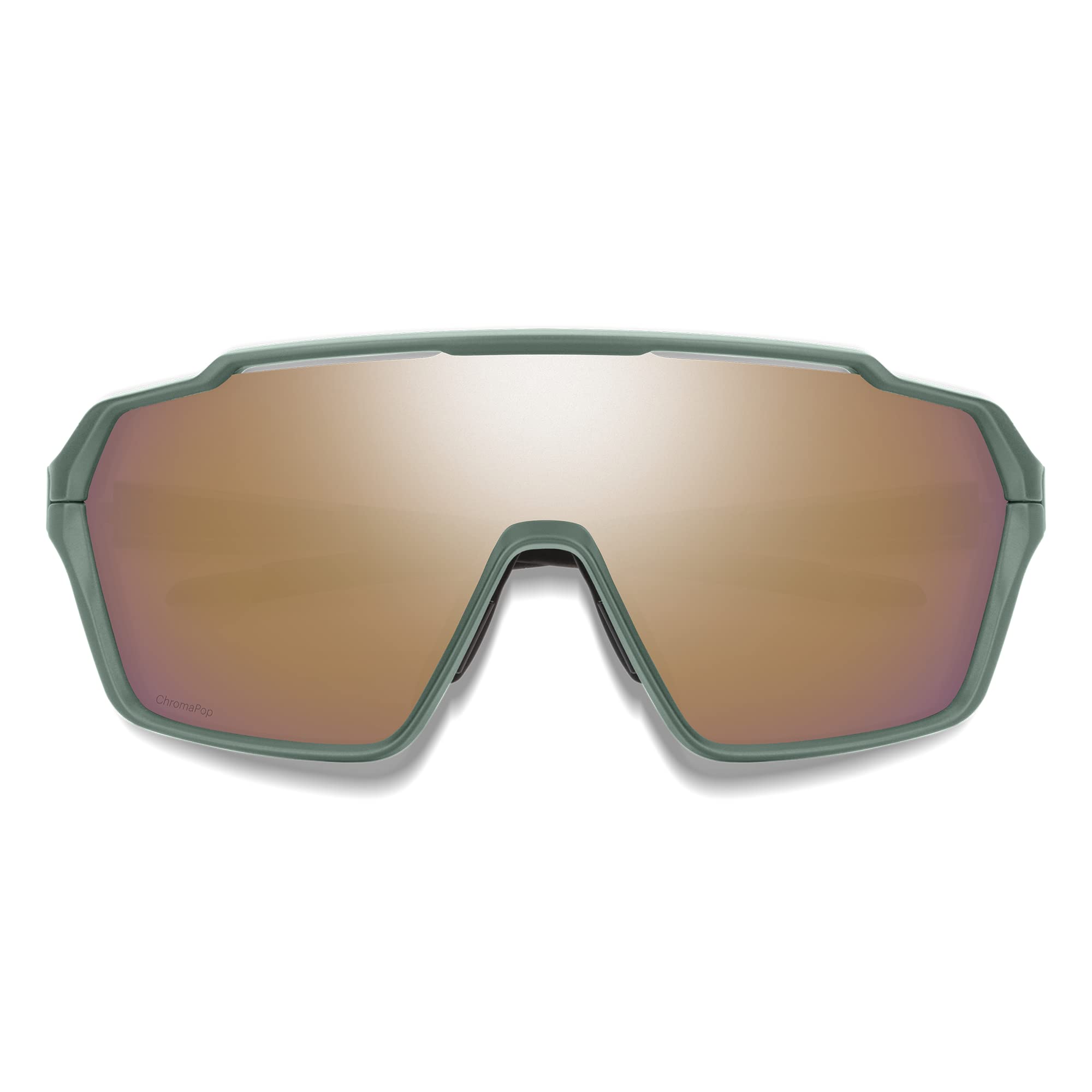 Shield Performance Sports Sunglasses Alpine Green Rose Gold Lens