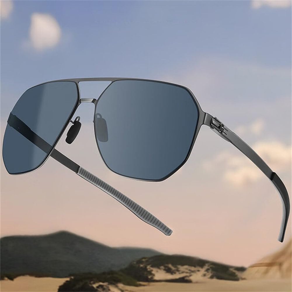 Polarized Driving Sunglasses UV400 Gradient Blue Lens