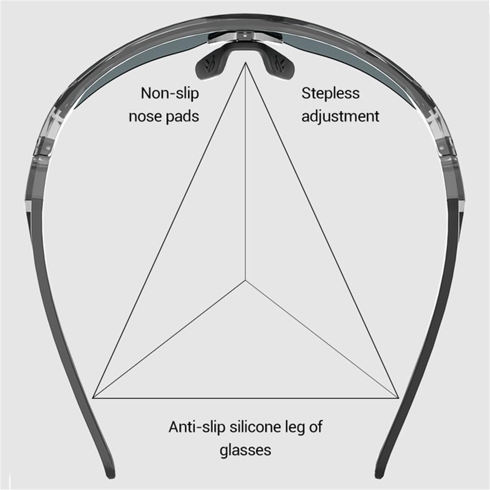 Photochromic Cycling Sunglasses UV400 Lens
