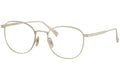 Silver Full Rim Optical Frame Eyeglasses 52mm