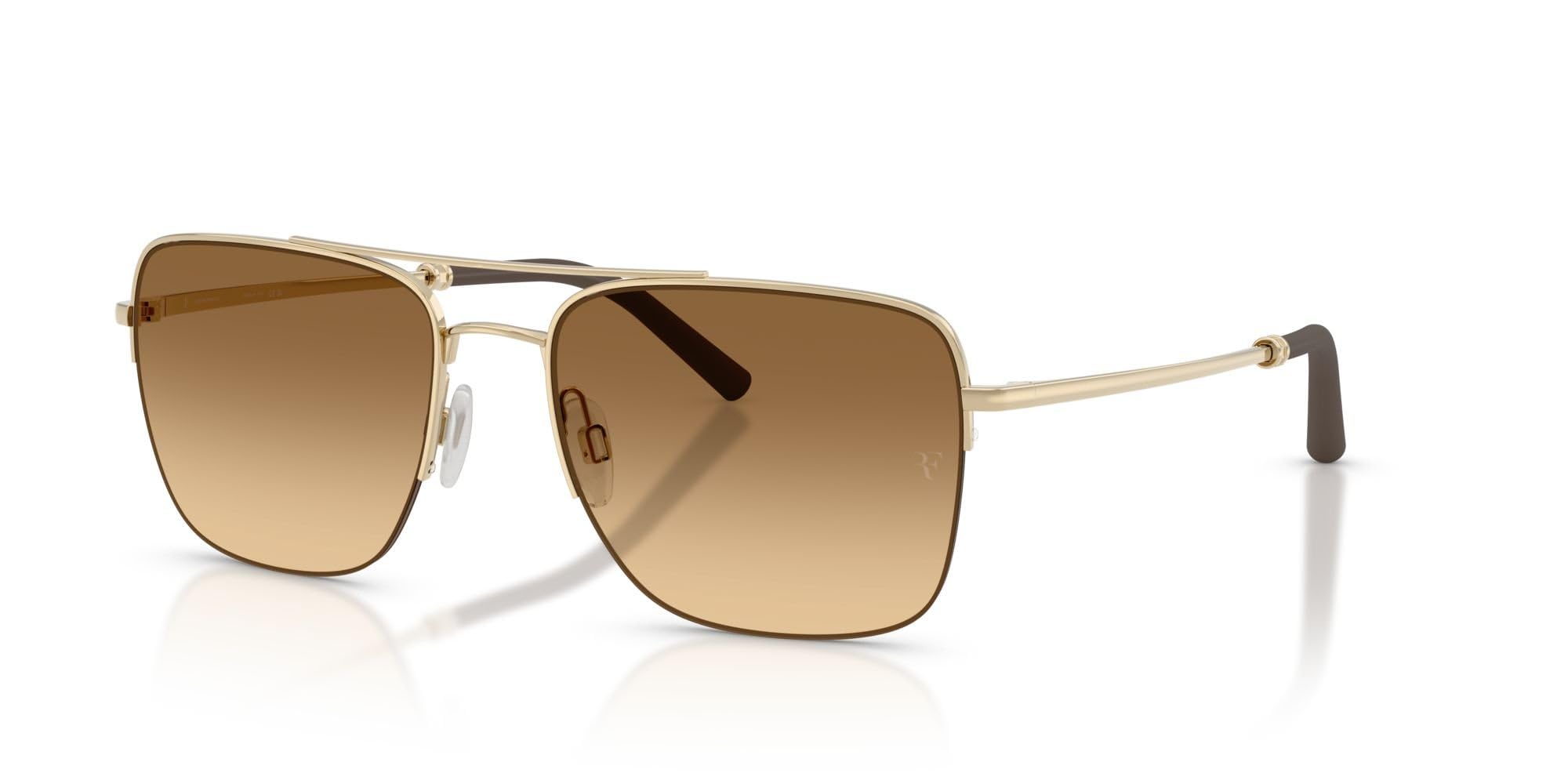Gold Photochromic Amber Aviator Sunglasses 56mm