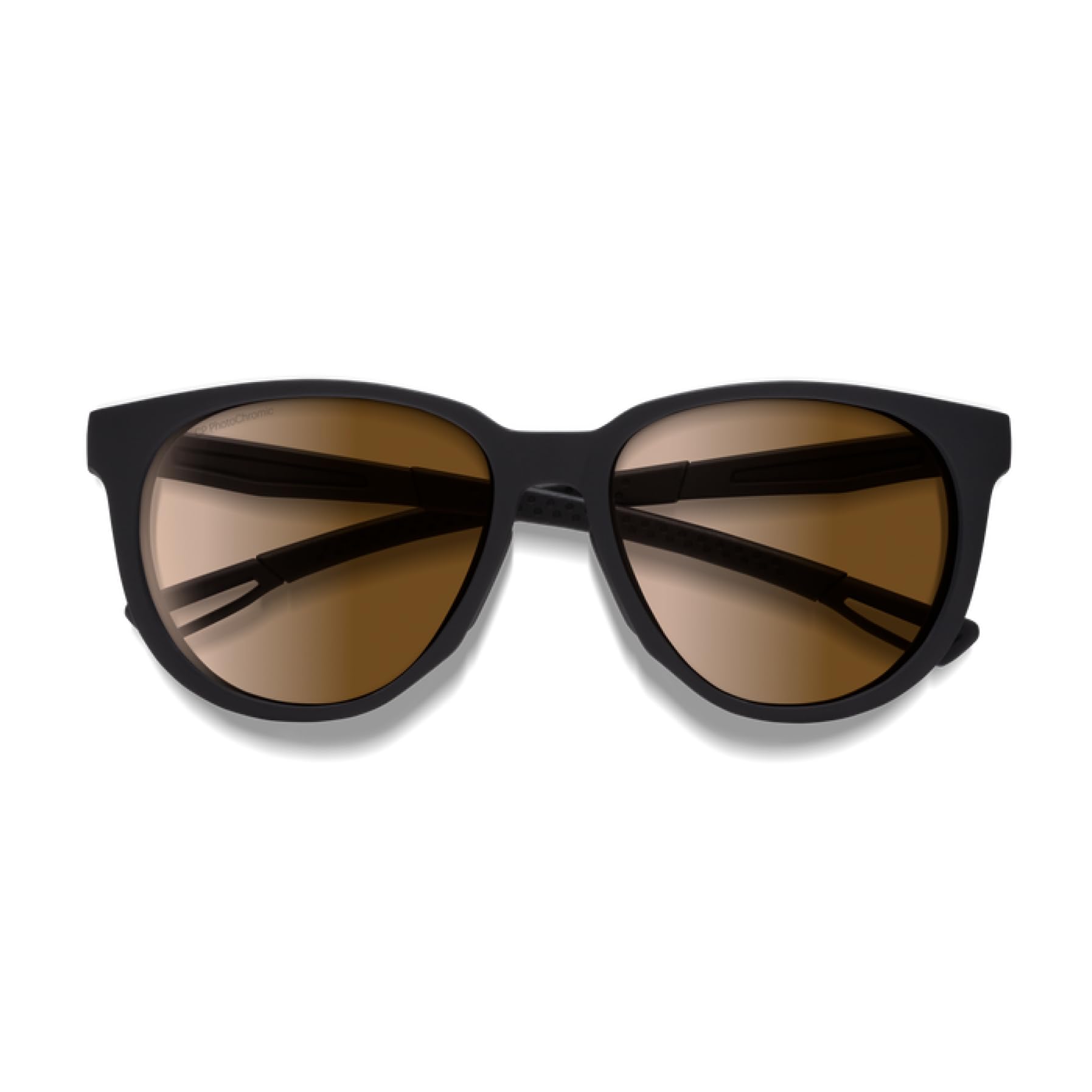 Photochromic Performance Sunglasses Matte Black Brown Lens