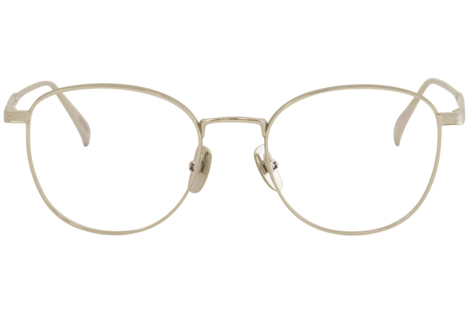 Silver Full Rim Optical Frame Eyeglasses 52mm