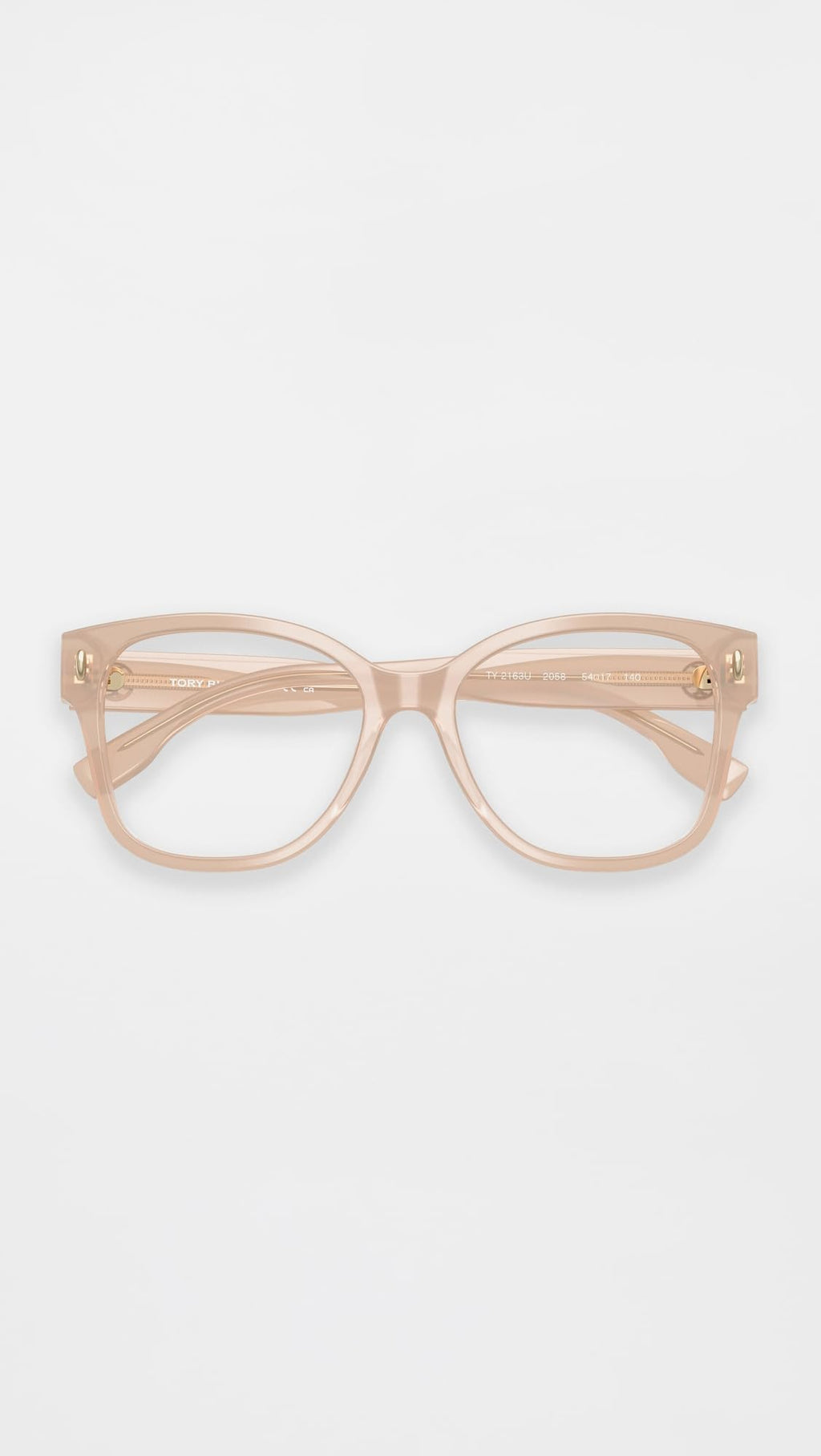 Milky Nude Square Eyeglasses Frame