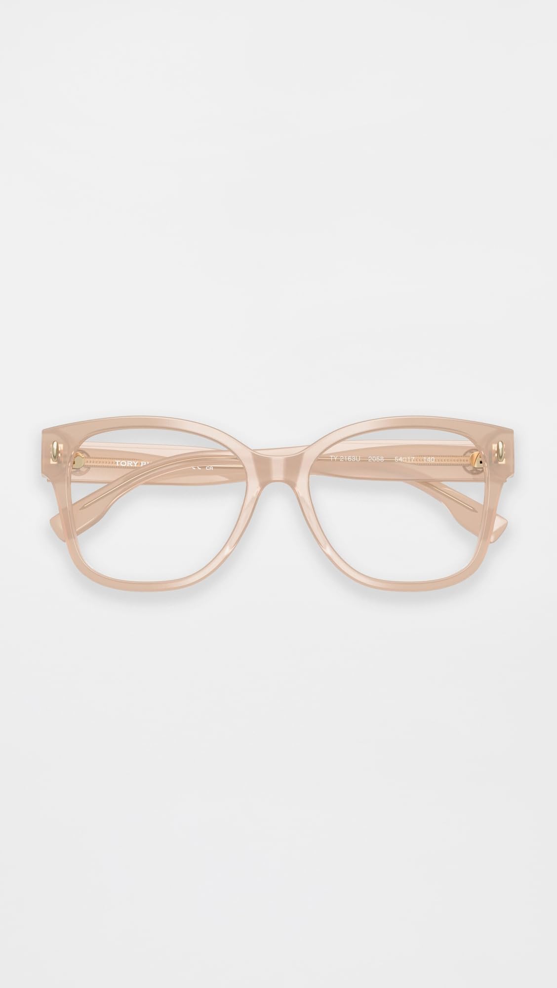 Milky Nude Square Eyeglasses Frame