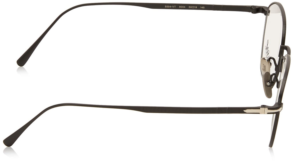 Round Prescription Eyeglasses Matte Black 48mm