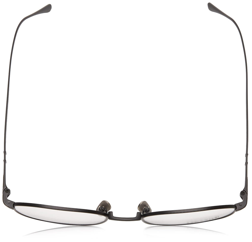 Round Prescription Eyeglasses Matte Black 48mm