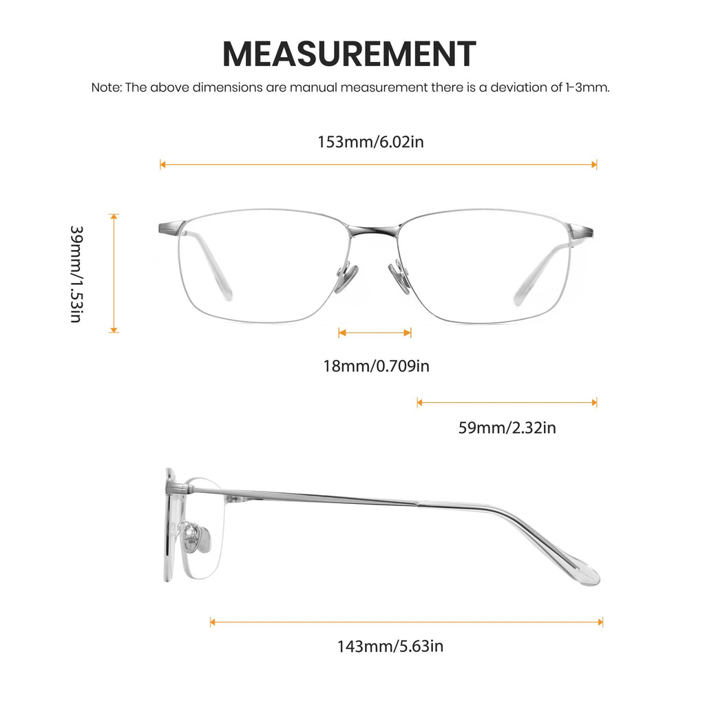 Minimalist Square Blue Light Blocking Glasses