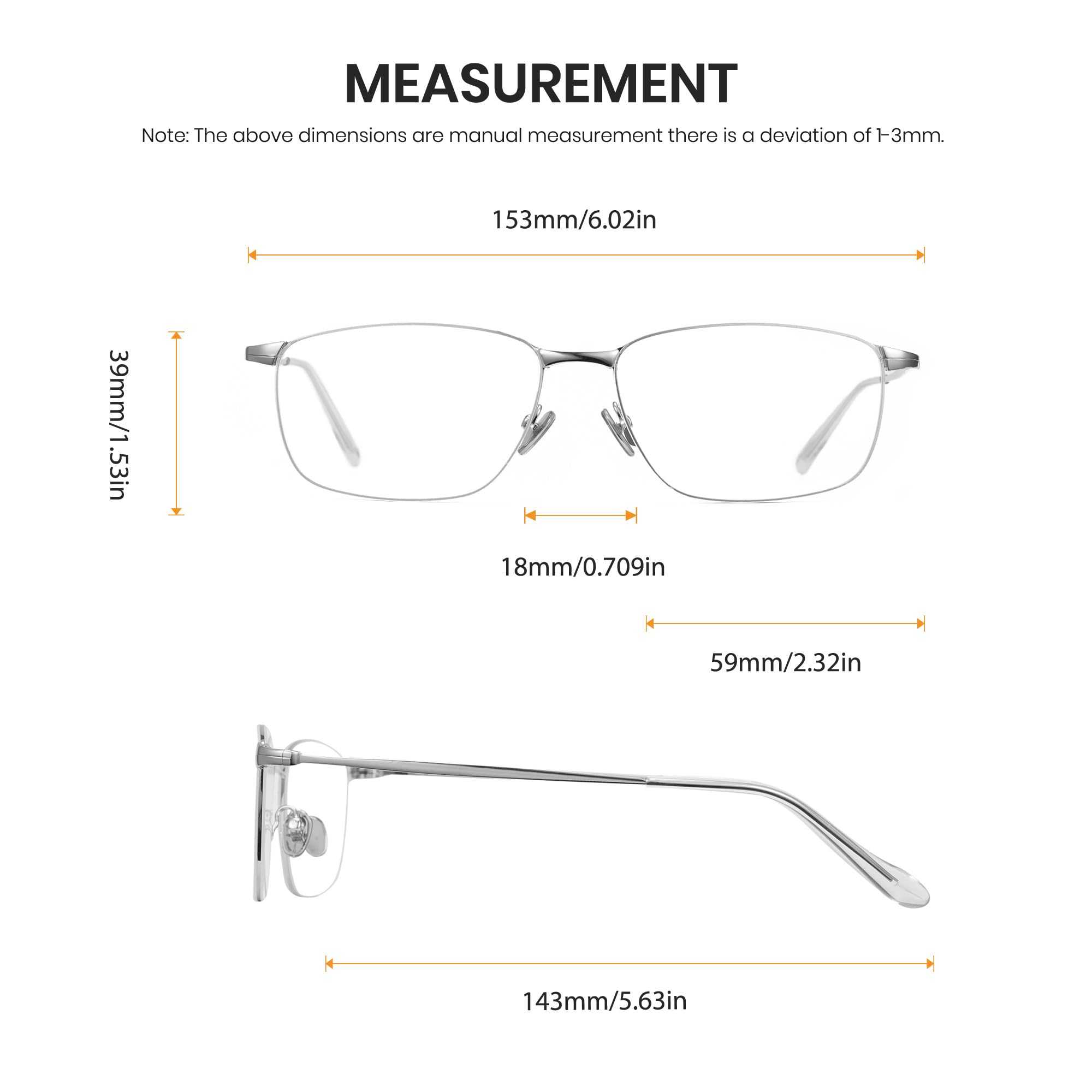 Minimalist Square Blue Light Blocking Glasses