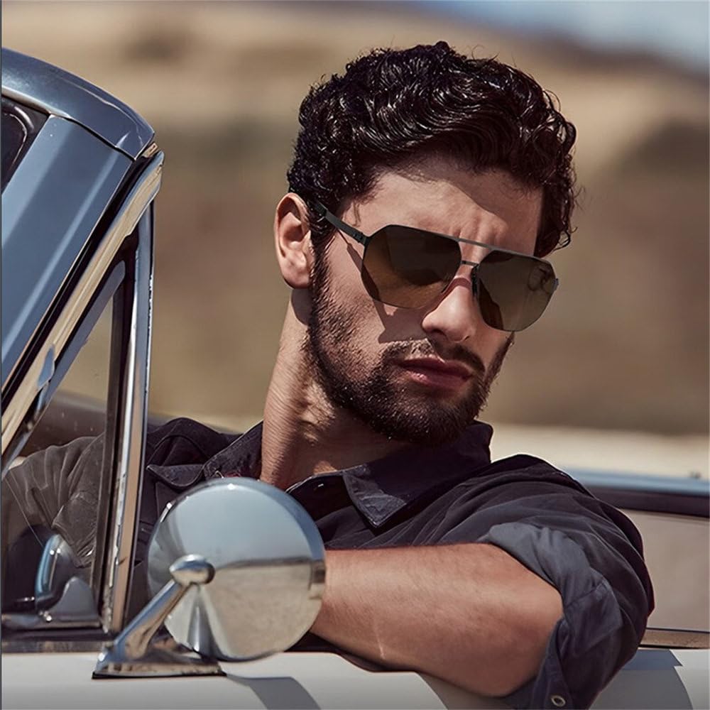 Polarized Driving Sunglasses UV400 Gradient Blue Lens