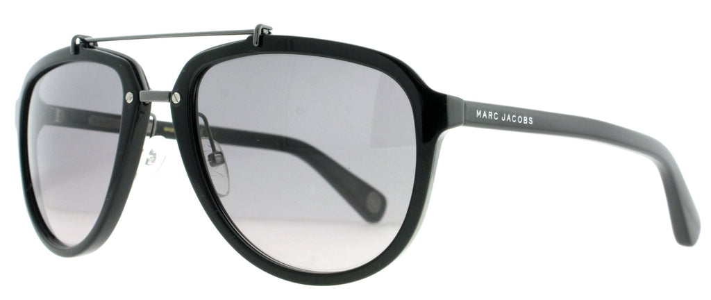 Black Sunglasses Grey Gradient Lens
