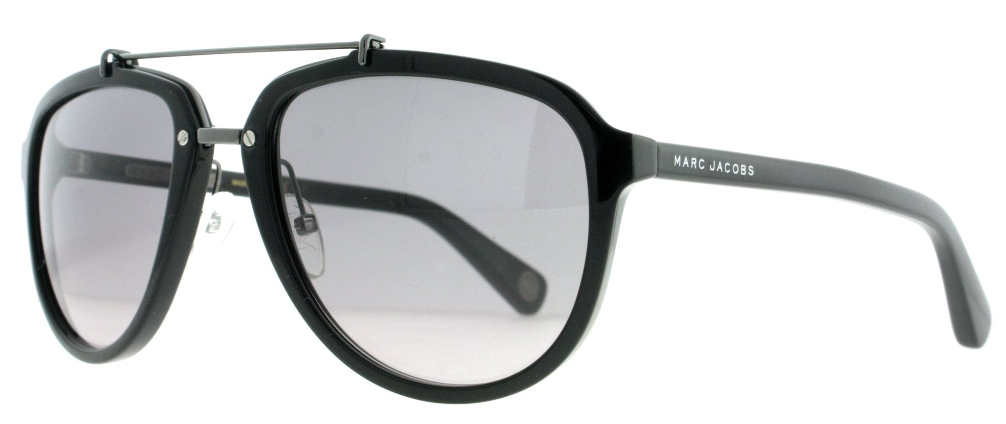 Black Sunglasses Grey Gradient Lens