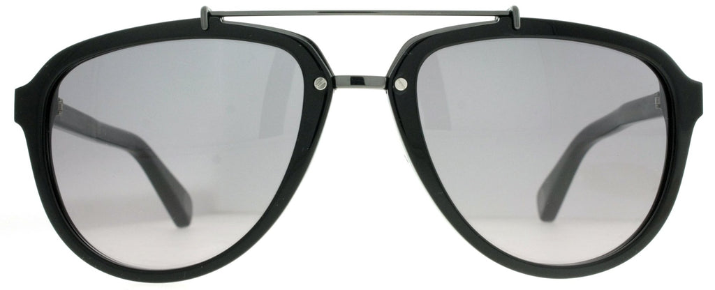 Black Sunglasses Grey Gradient Lens