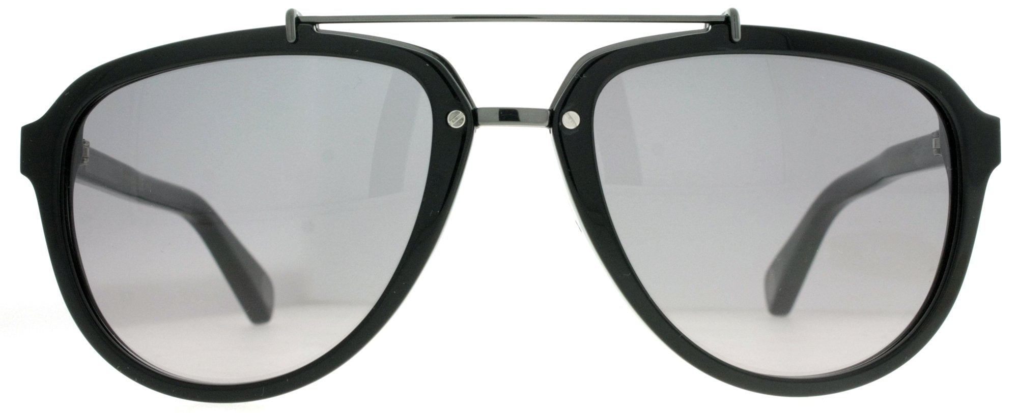 Black Sunglasses Grey Gradient Lens