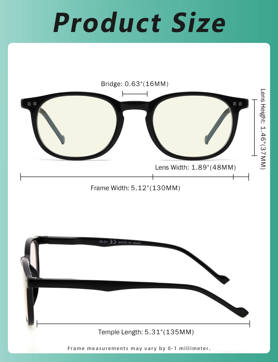 Vintage Blue Light Blocking Glasses Tortoise Frame