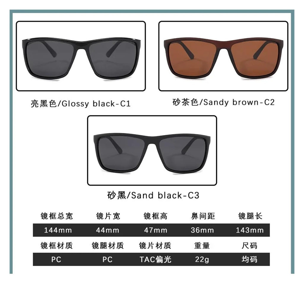 Square Sports Sunglasses for Cycling & Outdoor Activities