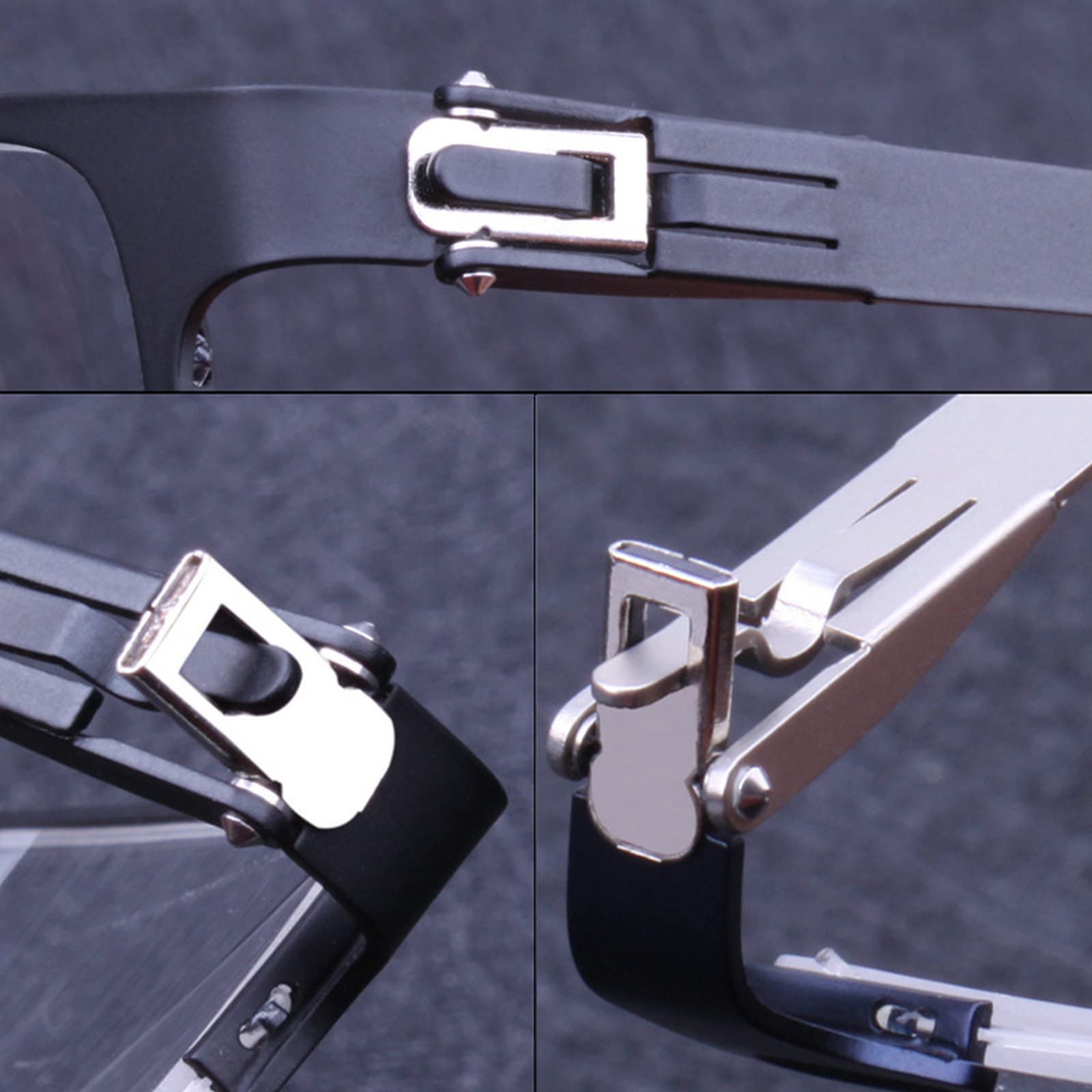 Half-Frame Blue Light Blocking Reading Glasses Grey Frame
