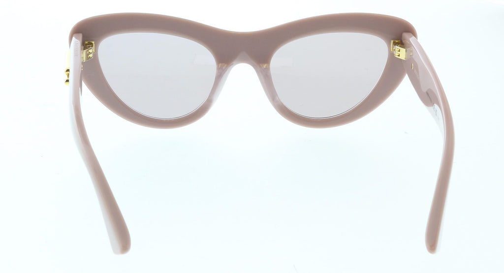 Nude Pink Cat-Eye Sunglasses