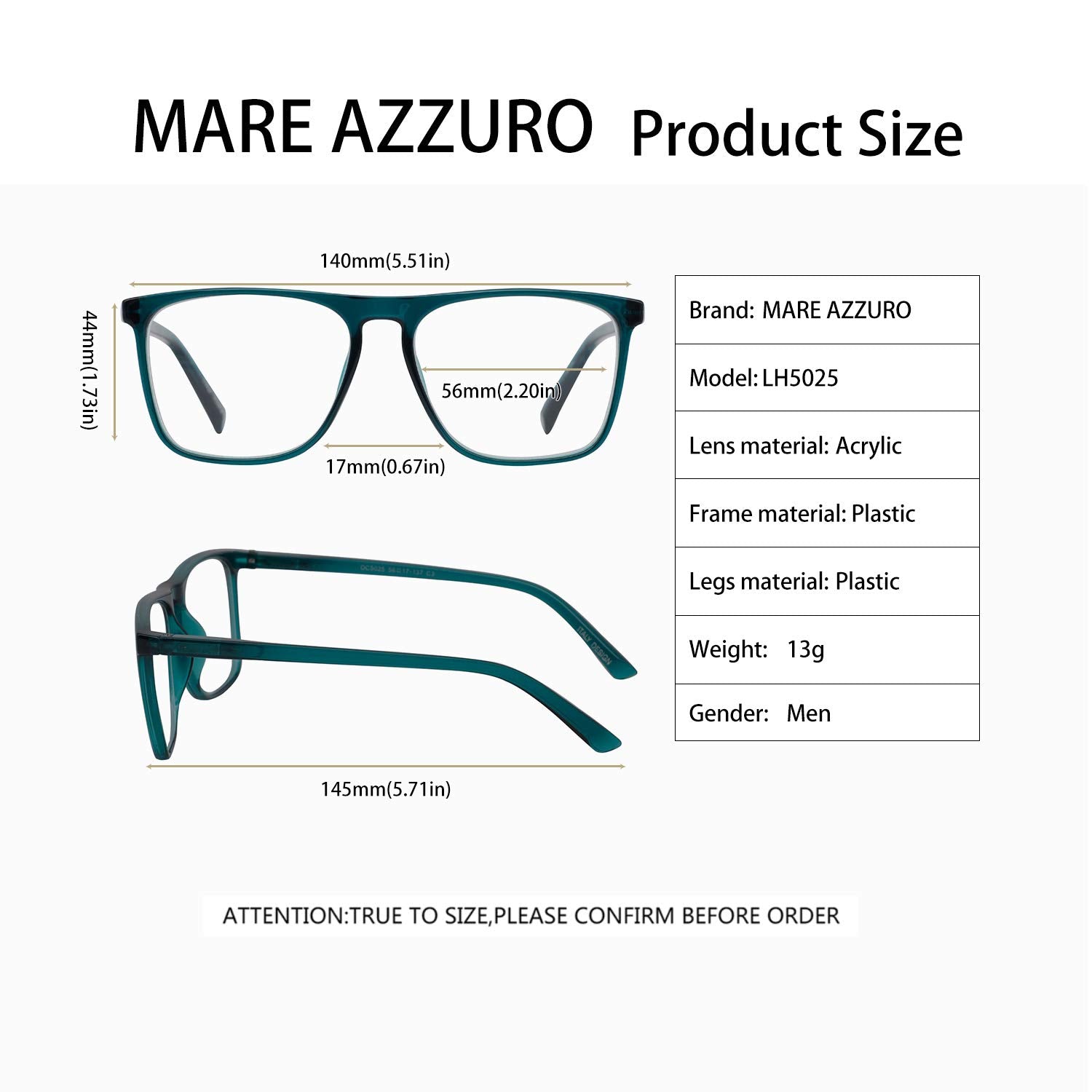 Blue Light Blocking Computer Eyeglasses Frame