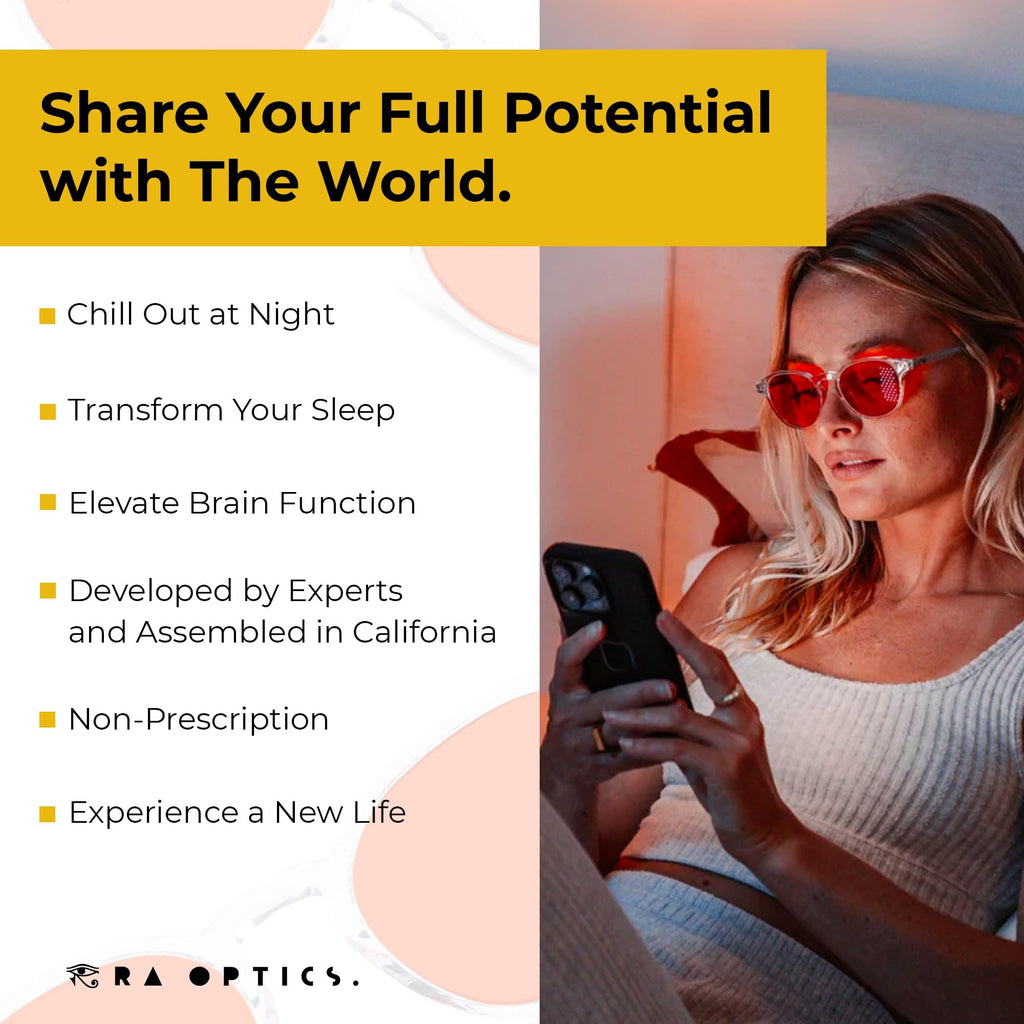 Blue Light Blocking Glasses for Better Sleep