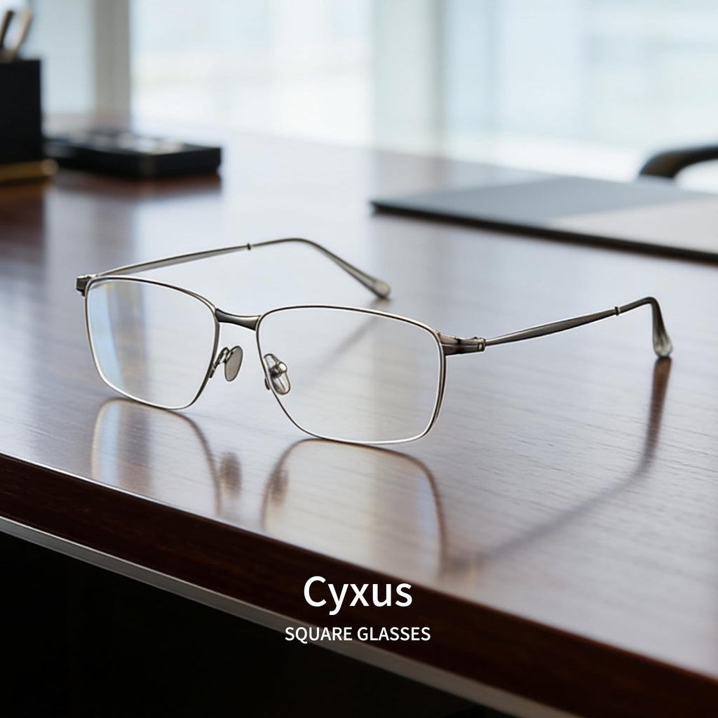 Minimalist Square Blue Light Blocking Glasses