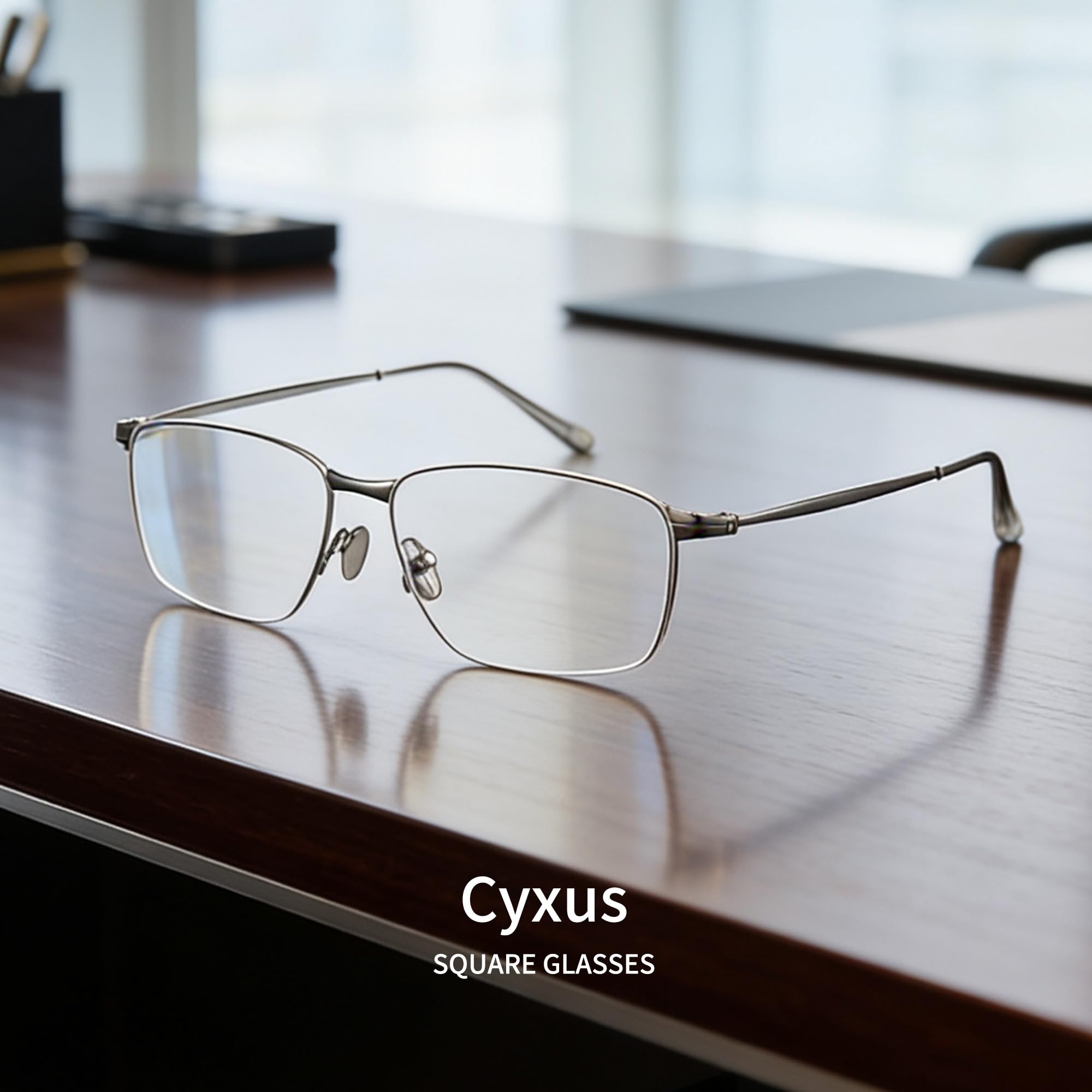 Minimalist Square Blue Light Blocking Glasses