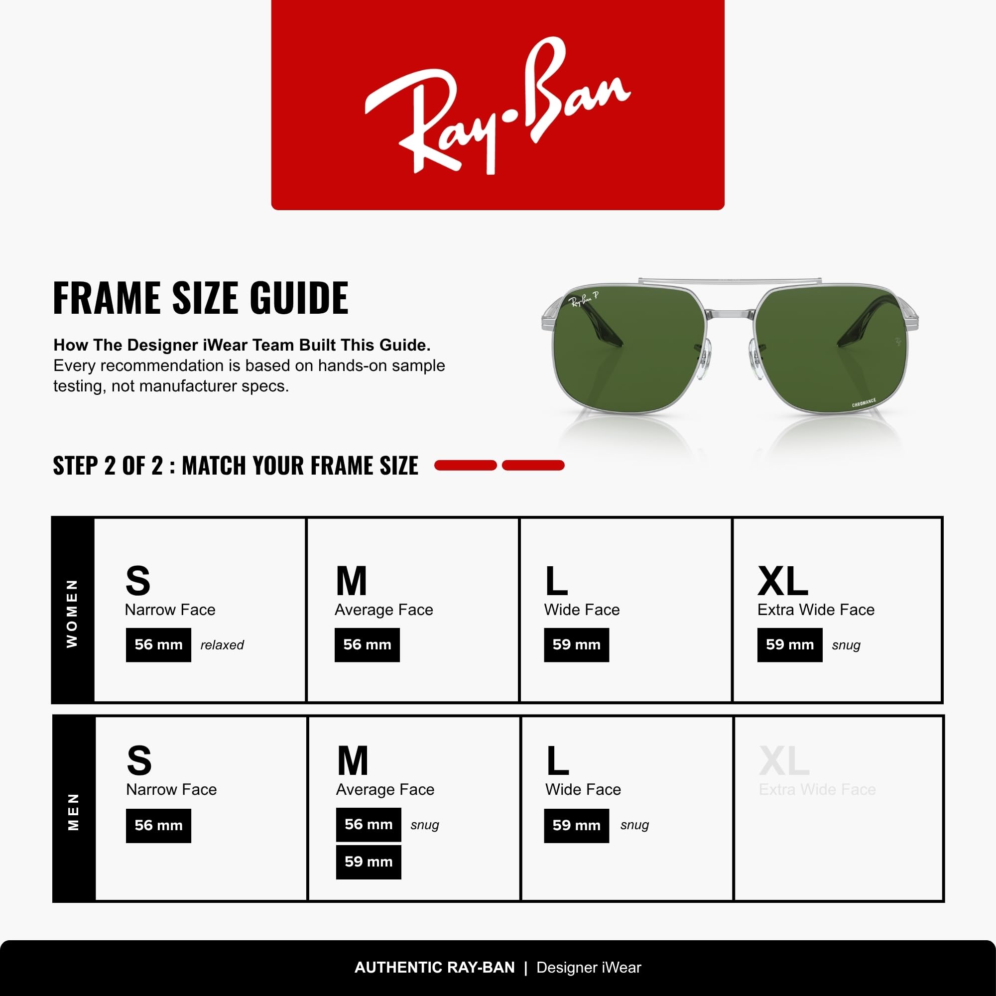 Square Polarized Sunglasses Silver Green Lens 59mm