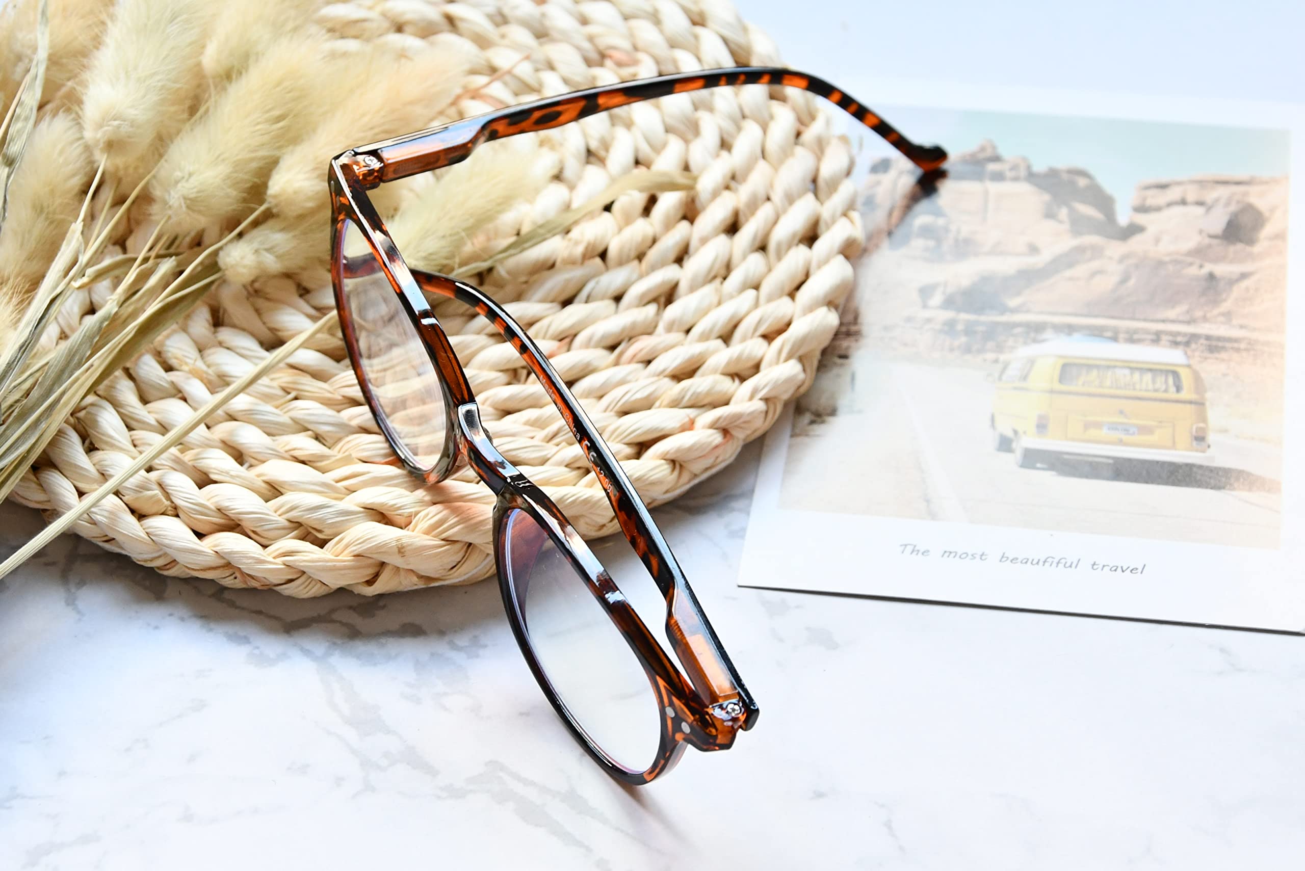 Vintage Blue Light Blocking Glasses Tortoise Frame